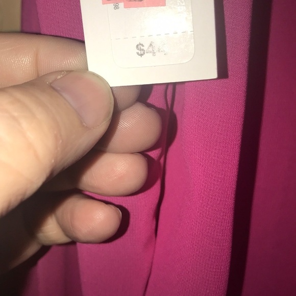 Bisou Bisou Sheer Pink Blouse S NWT - Picture 7 of 8